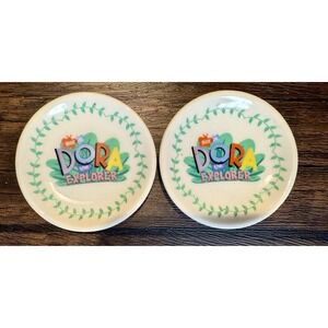 Vintage Collectible Nickelodeon Nick Jr. Dora The Explorer Miniature Plate (2)